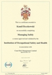 IOSH Managing Safely certificate
